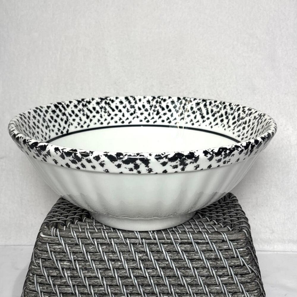 Roma Spongewear Large Pasta Bowl Made in Italy 12” Round